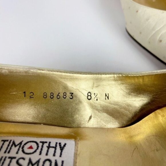 Vintage 80's Mint Green Leather Chain Wrapped Heels - Picture 6 of 13